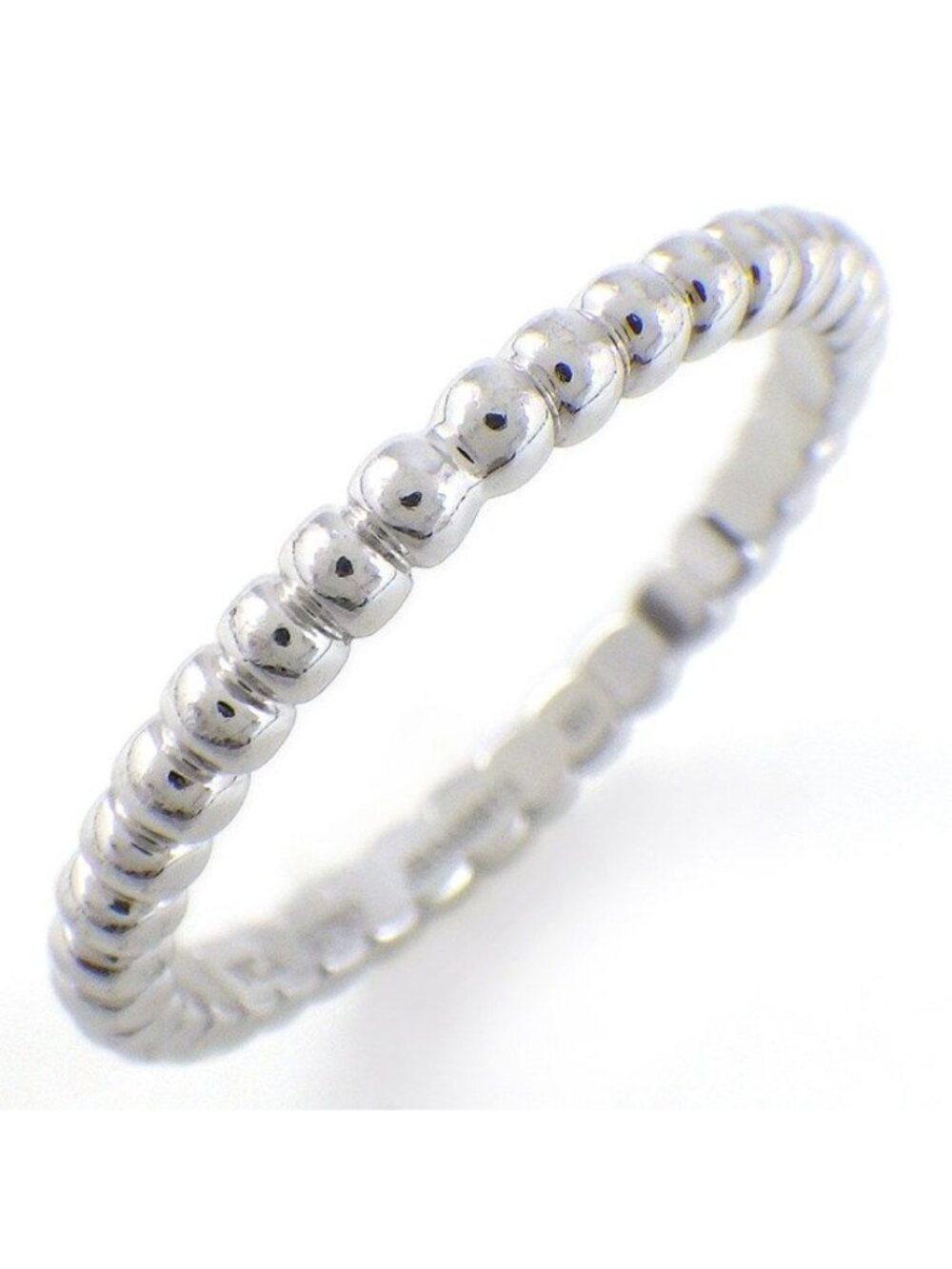 Van Cleef & Arpels Ring Perlee White Gold Pearl Small Model